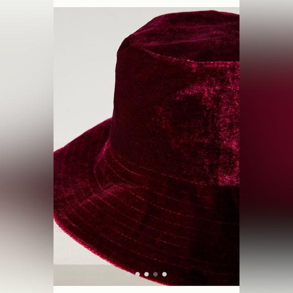 Anthropologie velvet bucket hat main image 13